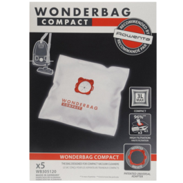 CONJ. 5 WONDERBAGS COMPACT UNIV. ANT. BACT. ROWENTA  – WB305120