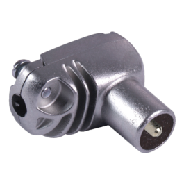 CONECTOR COAXIAL ANGULAR – MACHO BLIND. 9,5mm TELEVES