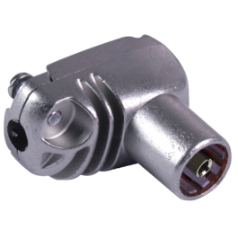 CONECTOR COAXIAL ANGULAR – FÊMEA BLIND. 9,5mm TELEVES