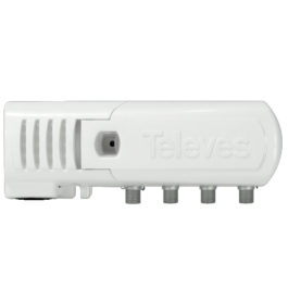 AMPLIFICADOR APART. 2 SAIDAS + TV G. 20/13 db TELEVES