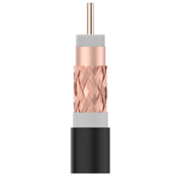 MTS CABO COAXIAL T-100 PLUS ITED2 PRETO TELEVES-(Enc. Min. 100Mts)