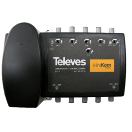 CENTRAL AMP. 3 ENTRADAS + 2FI MINIKOM TELEVES