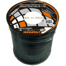 CABO COAXIAL ITED PRETO IBEROSAT – 305M – RG11 PRETO