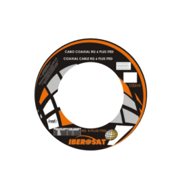 CABO COAXIAL ITED PRETO IBEROSAT – 100M – RG6PLUS PRETO