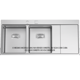 LAVA LOUÇA DIREITO ESCOVADO RODI – XERON 116 – I08X2MO2F148A2