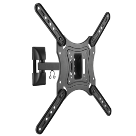 SUPORTE LCD 26-65 INCLINAVEL / 1 BRAÇO NAPOFIX – 050 PRETO