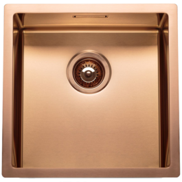 CUBA ESCOVADA RODI – BOX LUX 50 GREY COBRE C/ VÁLVULA CESTA