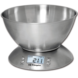 BALANÇA DE COZINHA ORBEGOZO – PC 2011 – INOX