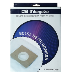 EMBALAGEM DE 4 BOLSAS MICROFIBRA ORBEGOZO P/AP7007